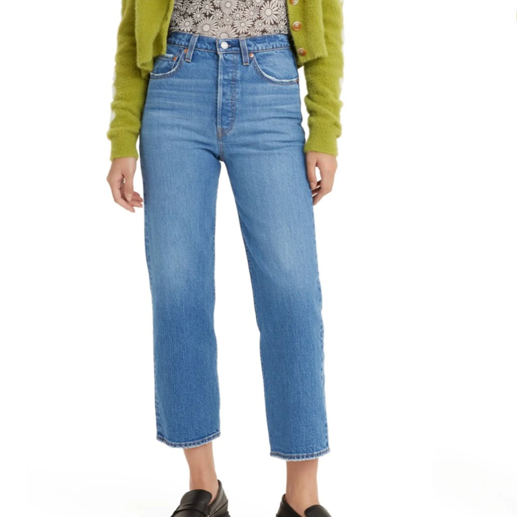 Nwt $98 Levi's Ribcage High Waist Ankle Straight Leg Jeans!